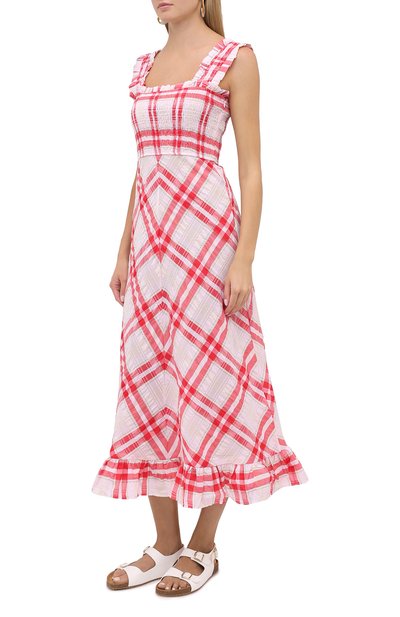 Хлопковое платье GANNI, арт. F5259, фото 3