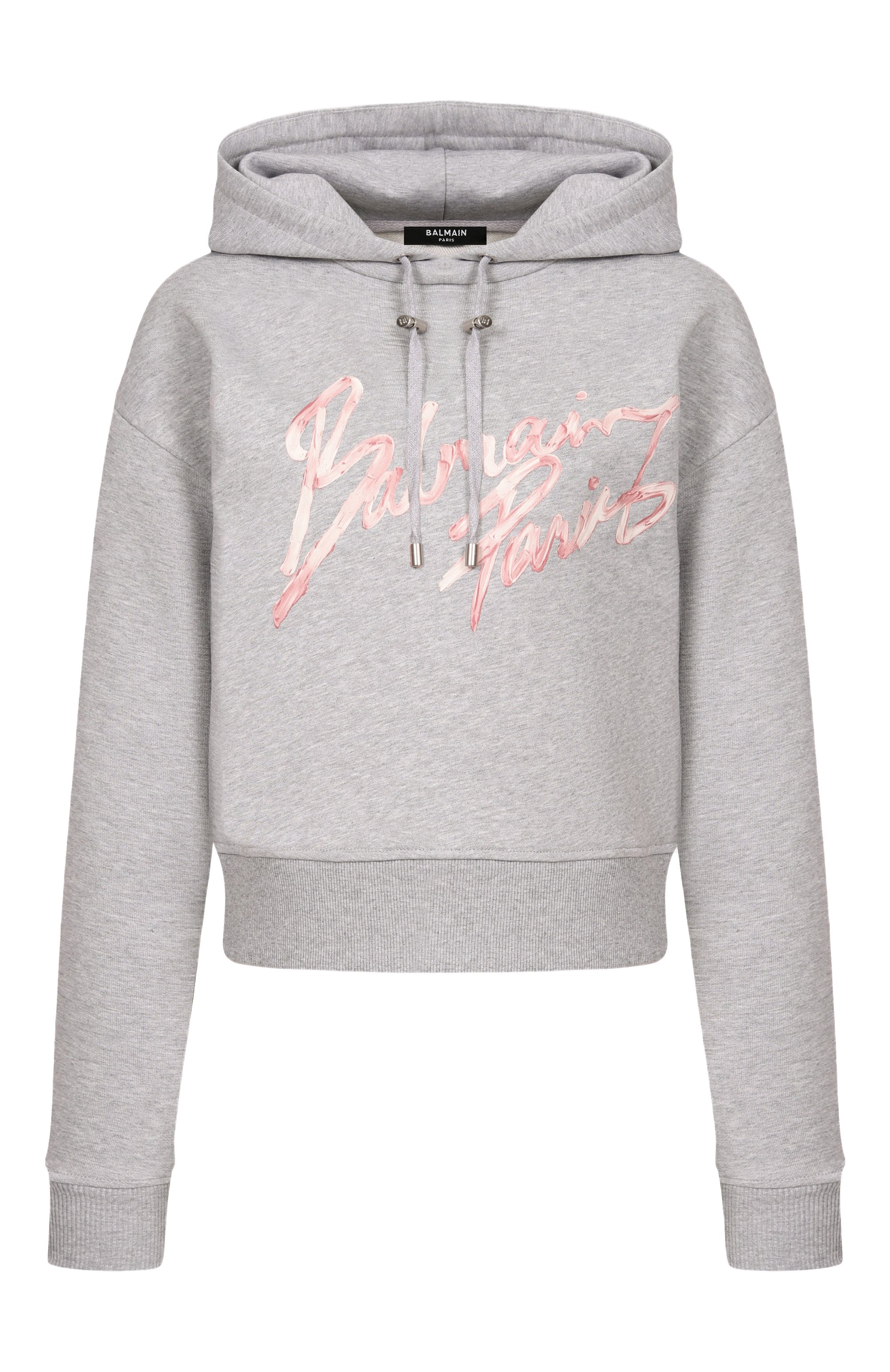 Хлопковое худи BALMAIN, арт. GF1JR030/BD43, фото 1