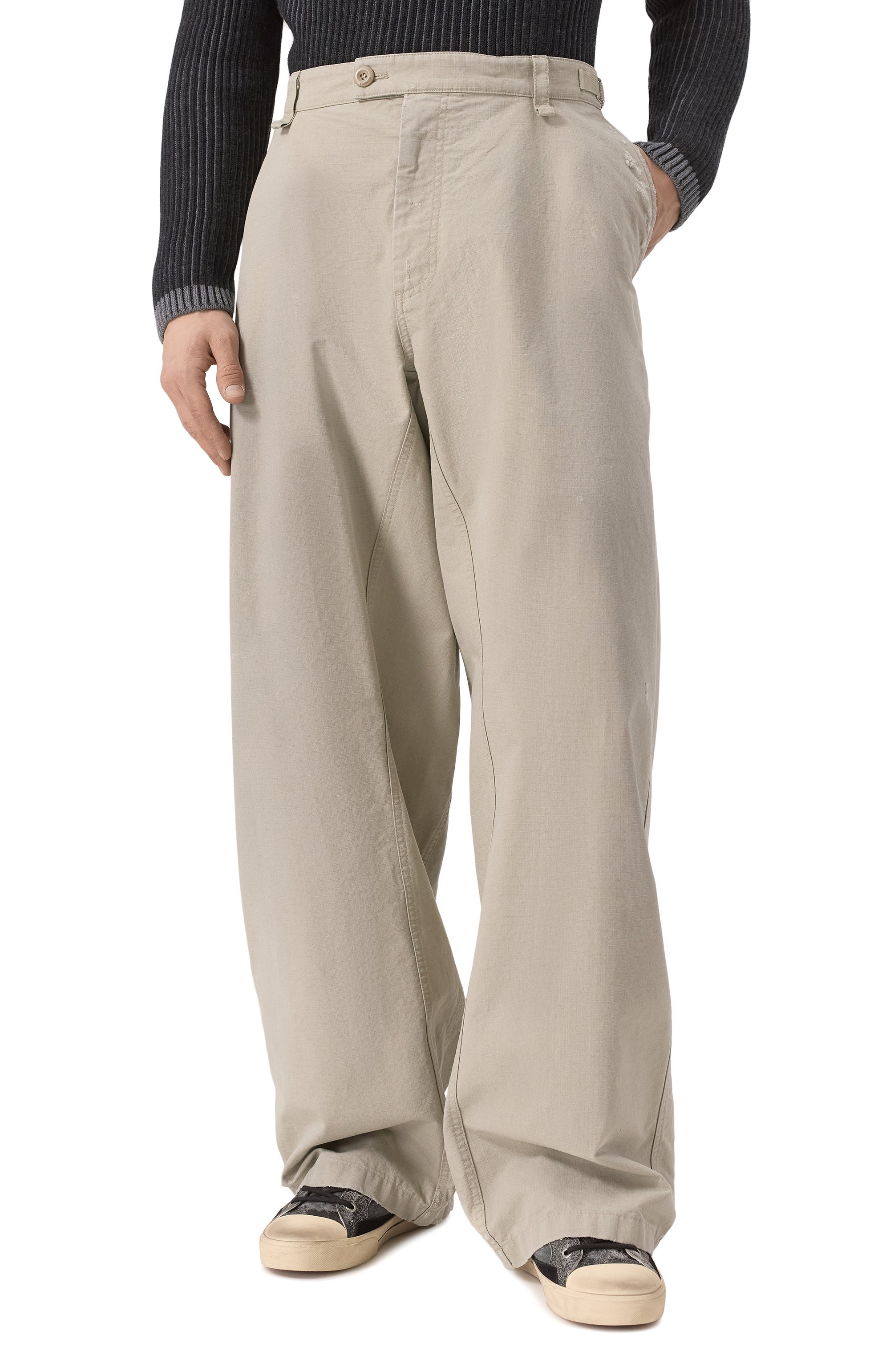 Хлопковые брюки BALENCIAGA, арт. 746509/TQP13, фото 3