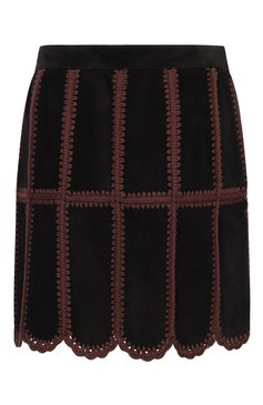 Замшевая юбка MIU MIU, арт. MPD615-054-F0002, фото 2