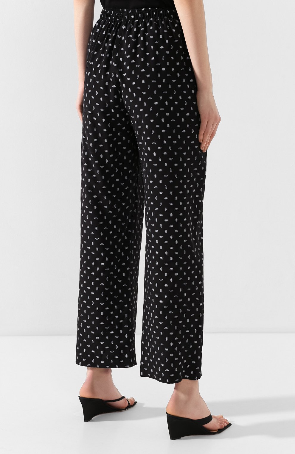 Шелковые брюки BALENCIAGA, арт. 595222/TFLD2, фото 4