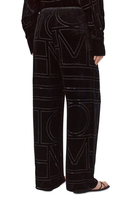 Бархатные брюки TOTEME 261-WRB1092-FB0548 Белый  261-WRB1092-FB0548 Фото 4