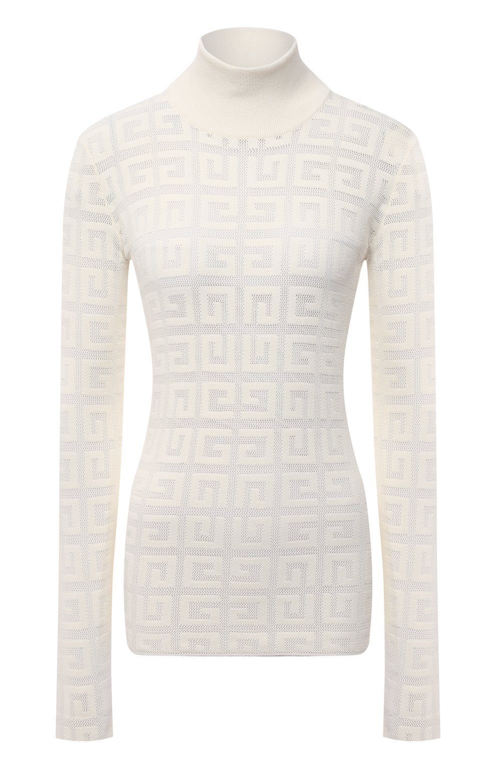 Водолазка из вискозы GIVENCHY белого цвета по цене 94700 руб., арт. BW90DK4ZAQ, фото 1 Водолазка из вискозы GIVENCHY, арт. BW90DK4ZAQ, фото 1