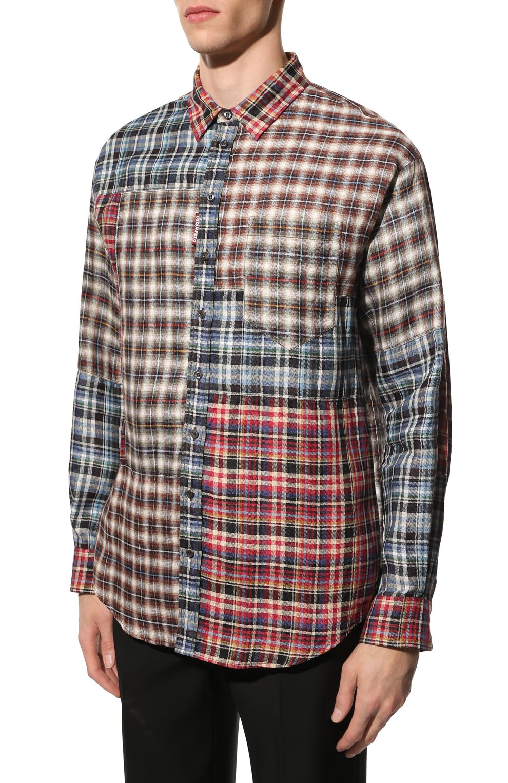 Льняная рубашка DSQUARED2, арт. S74DM0607/S54389, фото 3