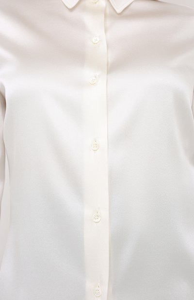 Шелковая рубашка TOM FORD белого цвета по цене 132500 руб., арт. CA3100-FAX334, фото 5 Шелковая рубашка TOM FORD, арт. CA3100-FAX334, фото 5