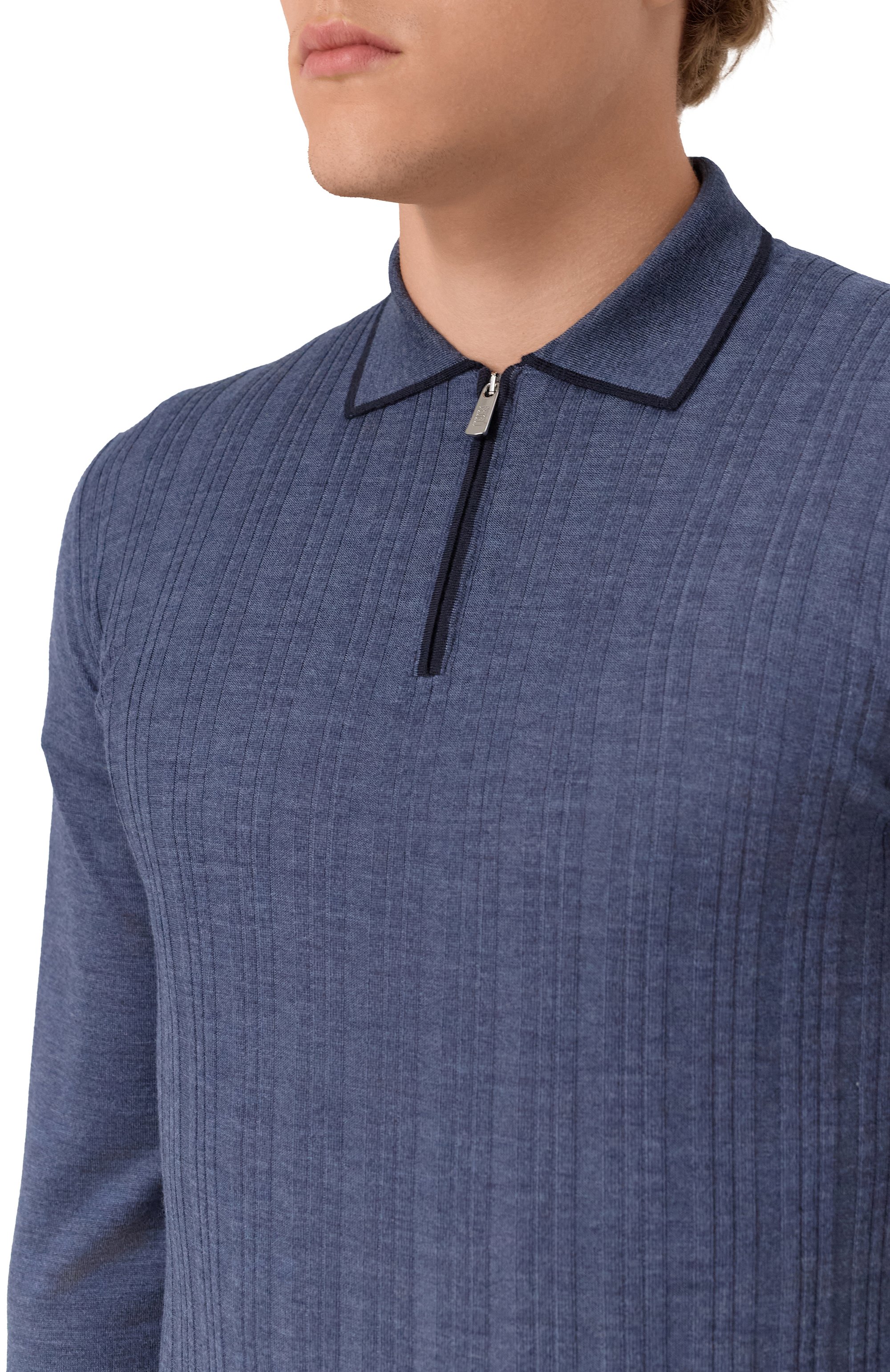 Шерстяное поло FEDELI, арт. MU006453, фото 5