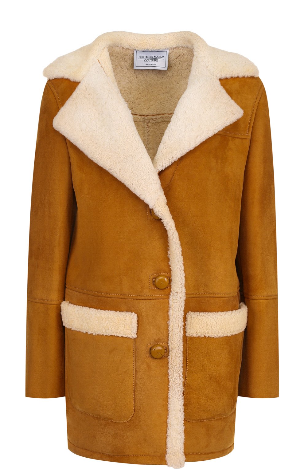 Дубленка из овчины с накладными карманами FORTE DEI MARMI COUTURE, арт. FC FW18 37, фото 1