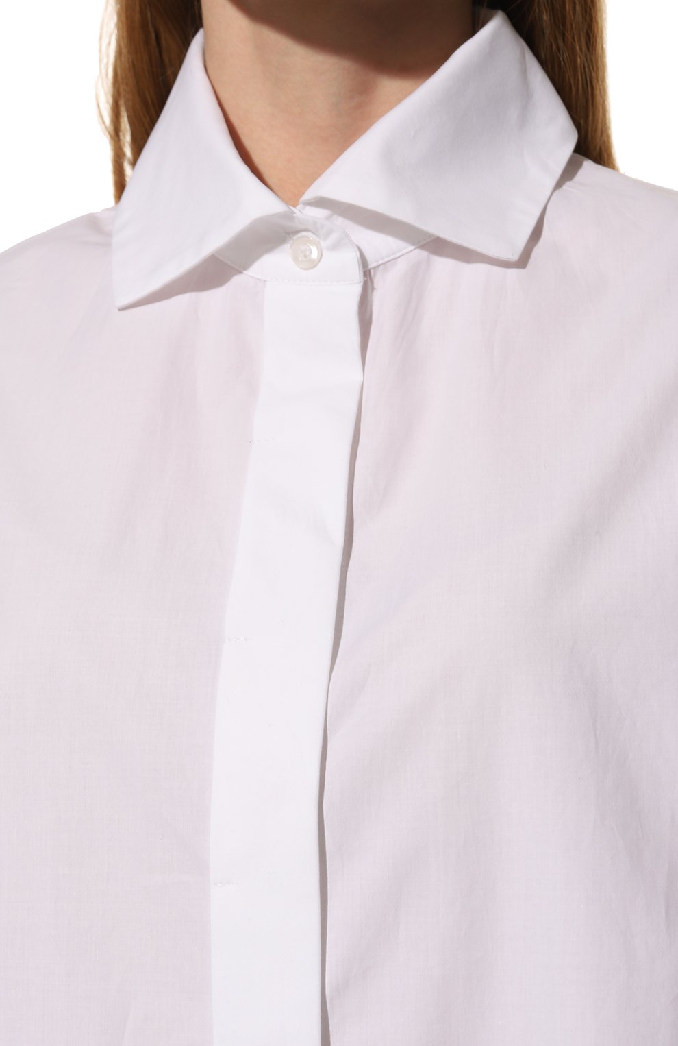 Хлопковая рубашка VICTORIA ANDREYANOVA, арт. A-FW22-2401, фото 5