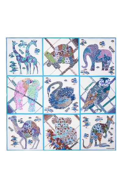 Шелковый платок FERRAGAMO, арт. 310217/785449, фото 4