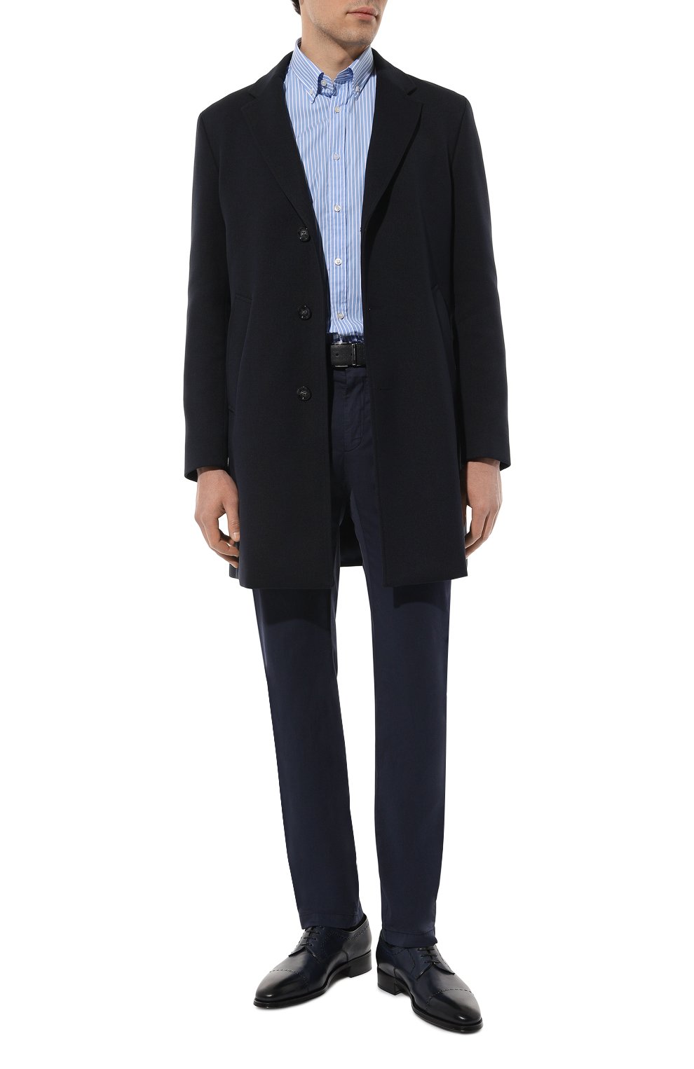 Брюки из хлопка и шелка PAUL&SHARK, арт. 24414043, фото 2