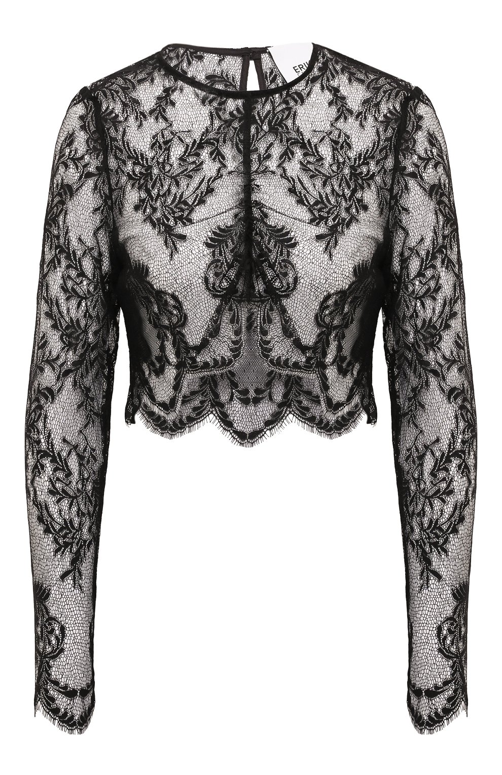 Топ ERIKA CAVALLINI черного цвета по цене 29050 руб., арт. P4WP02, фото 1 Топ ERIKA CAVALLINI, арт. P4WP02, фото 1