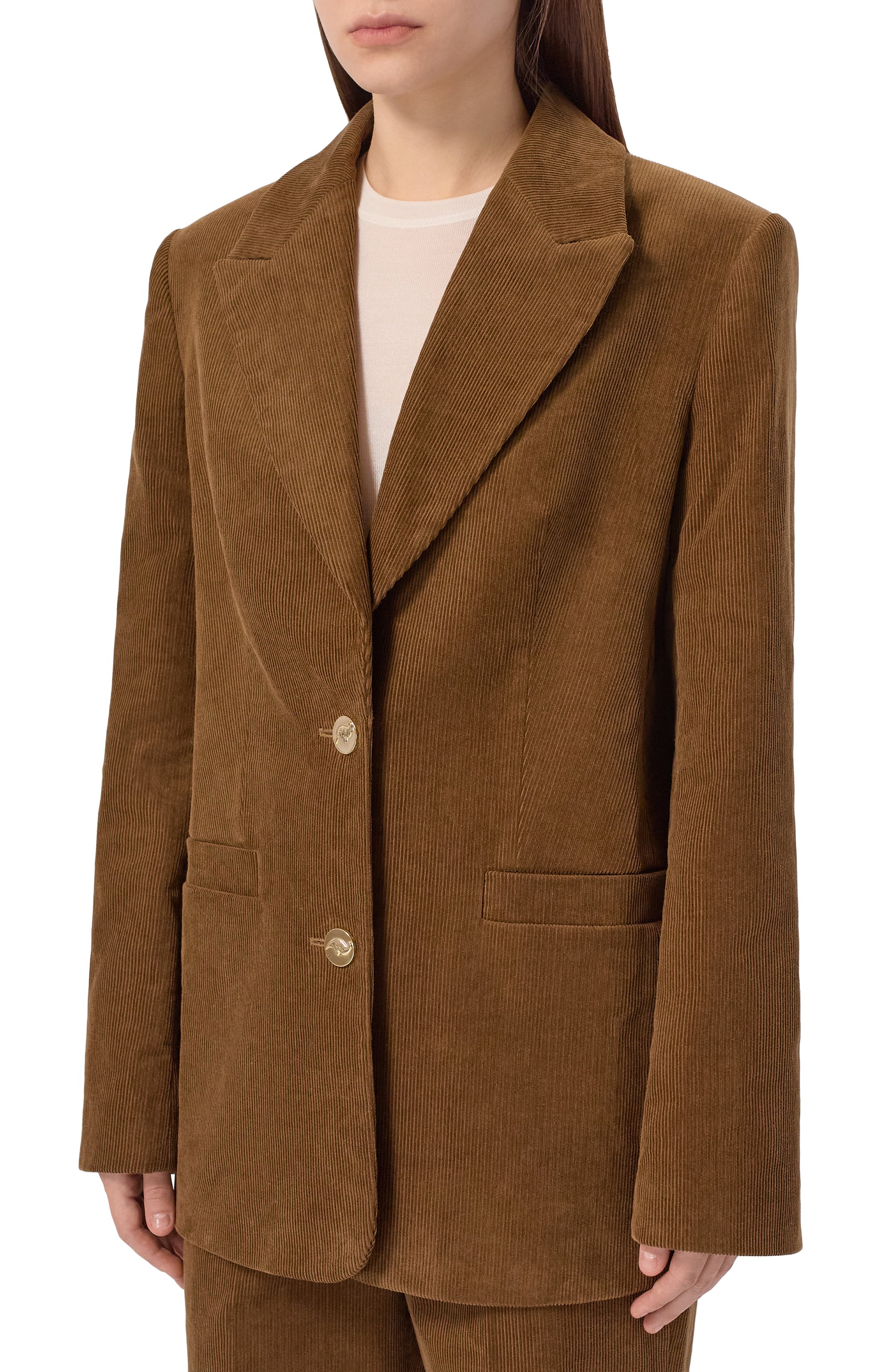 Вельветовый жакет ХОХЛОМА Х АЛЕНА АХМАДУЛЛИНА, арт. WTJ2341, фото 3