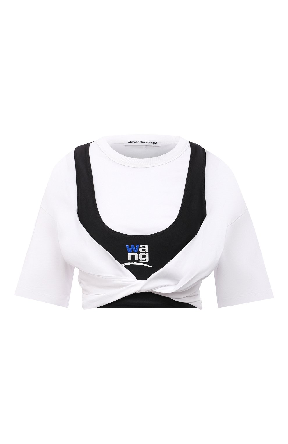 Хлопковая футболка ALEXANDERWANG.T, арт. 4CC3211208, фото 1