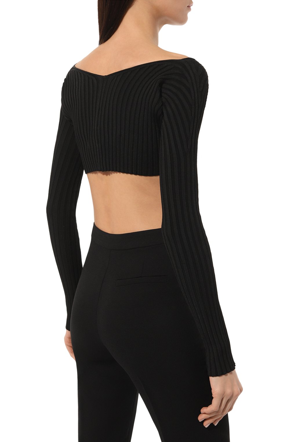 Кардиган из вискозы JACQUEMUS, арт. 21H213KN1082190, фото 4