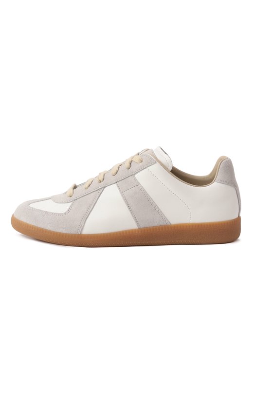 Кожаные кеды Replica Maison Margiela S58WS0109/P1895 Серый  S58WS0109/P1895 Фото 4