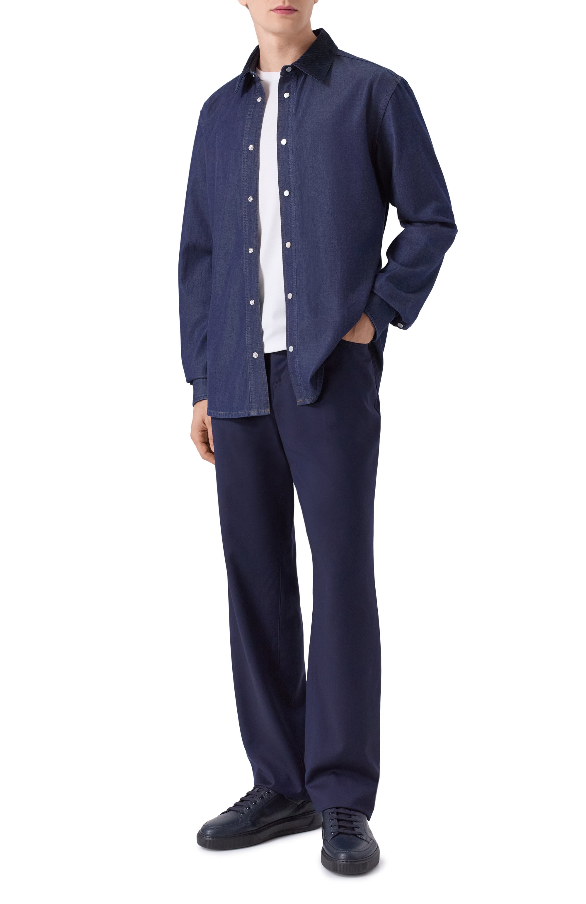 Кожаные кеды ZILLI, арт. H0255AM1945VZBA02, фото 2