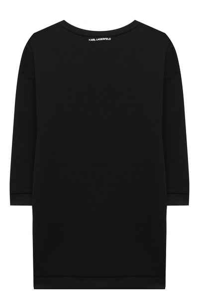 Хлопковое платье KARL LAGERFELD KIDS, арт. Z12156, фото 2