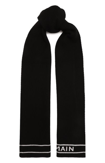 Мужской шарф из шерсти и кашемира BALMAIN, арт. AH1XG002KB50