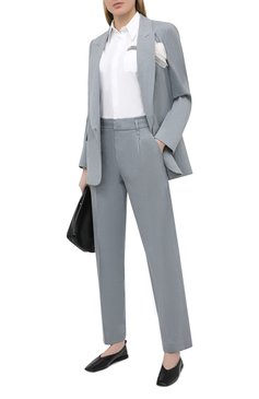 Брюки изо льна и хлопка BRUNELLO CUCINELLI, арт. MF591P7589, фото 1