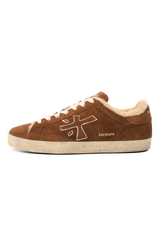 Замшевые кеды Steven-D Premiata STEVEND/VAR 7899M Коричневый  STEVEND/VAR 7899M Фото 4