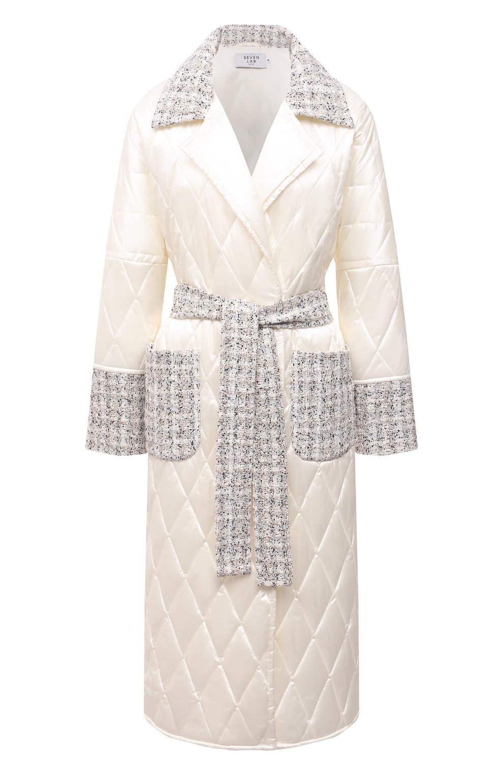 Стеганое пальто SEVEN LAB, арт. CMTW20-BAT tw white, фото 1