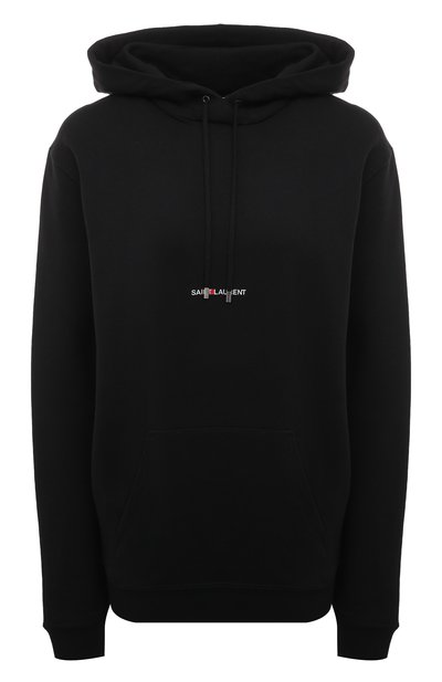 Женский хлопковое худи SAINT LAURENT, арт. 677256/YB2EZ