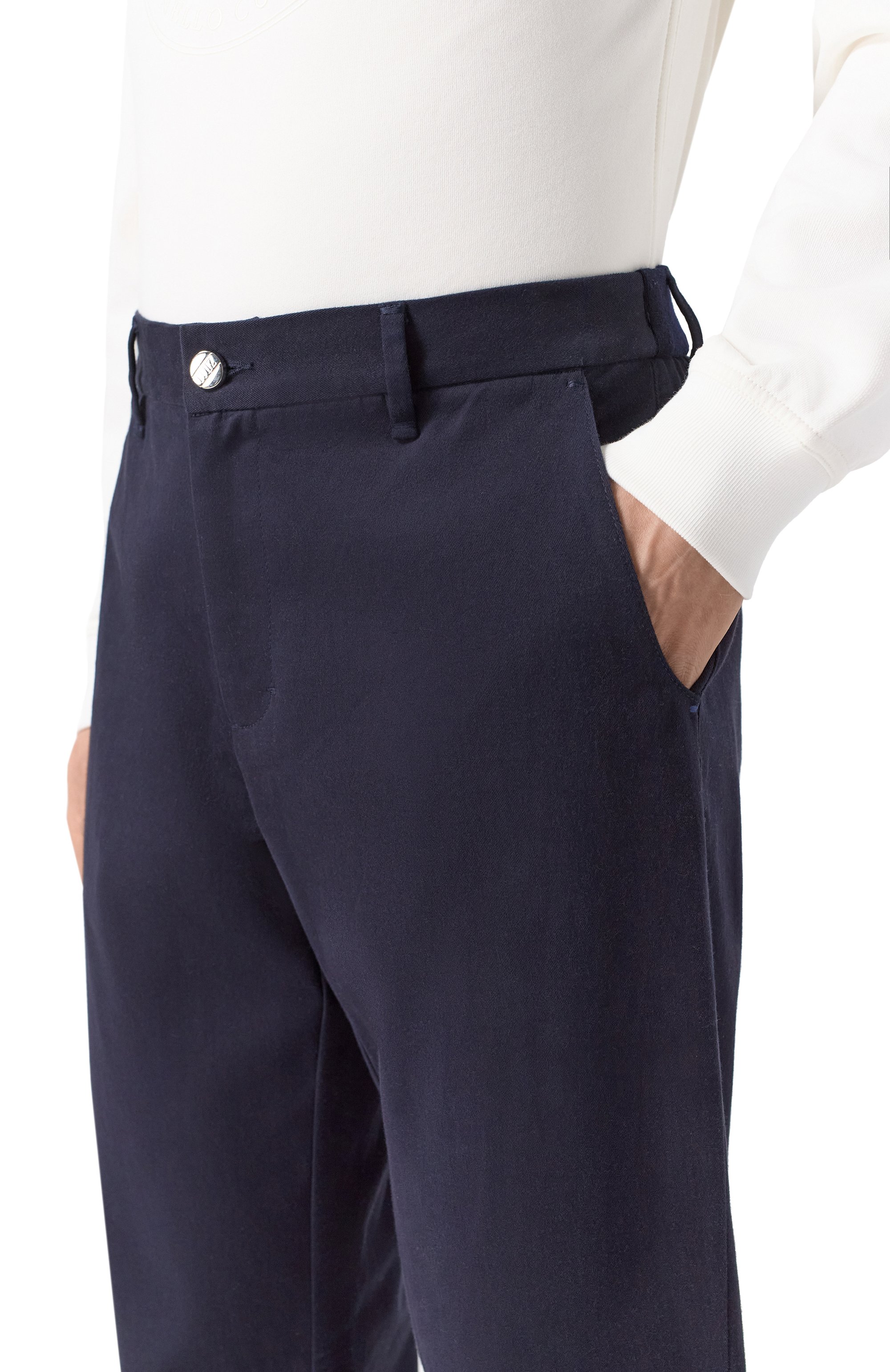 Хлопковые брюки ZILLI, арт. KZMN01M0300VSTG00, фото 5