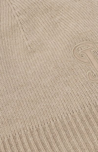 Кашемировая шапка с отделкой из кожи крокодила STEFANO RICCI, арт. K606040CUF/F24305, фото 3