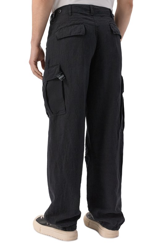Льняные брюки-карго Undercover UC1F4507-1 Чёрный  UC1F4507-1 Фото 4