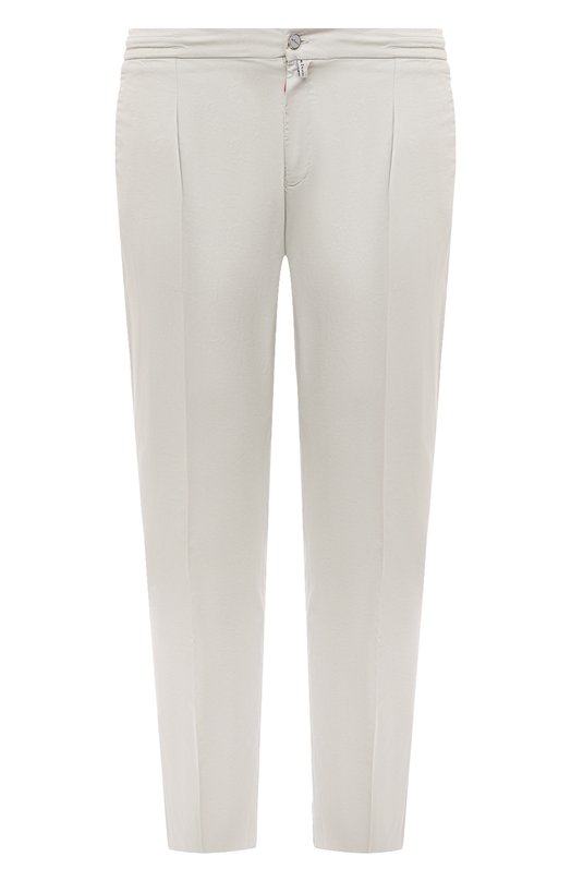 

Хлопковые брюки Kiton, Серый