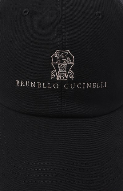 Хлопковая бейсболка BRUNELLO CUCINELLI, арт. M252D9850, фото 3