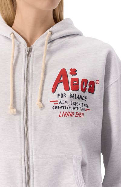 Хлопковая толстовка AECA WHITE, арт. AWCMSSBETSZOV004C0.LIGHT GREY (S), фото 5