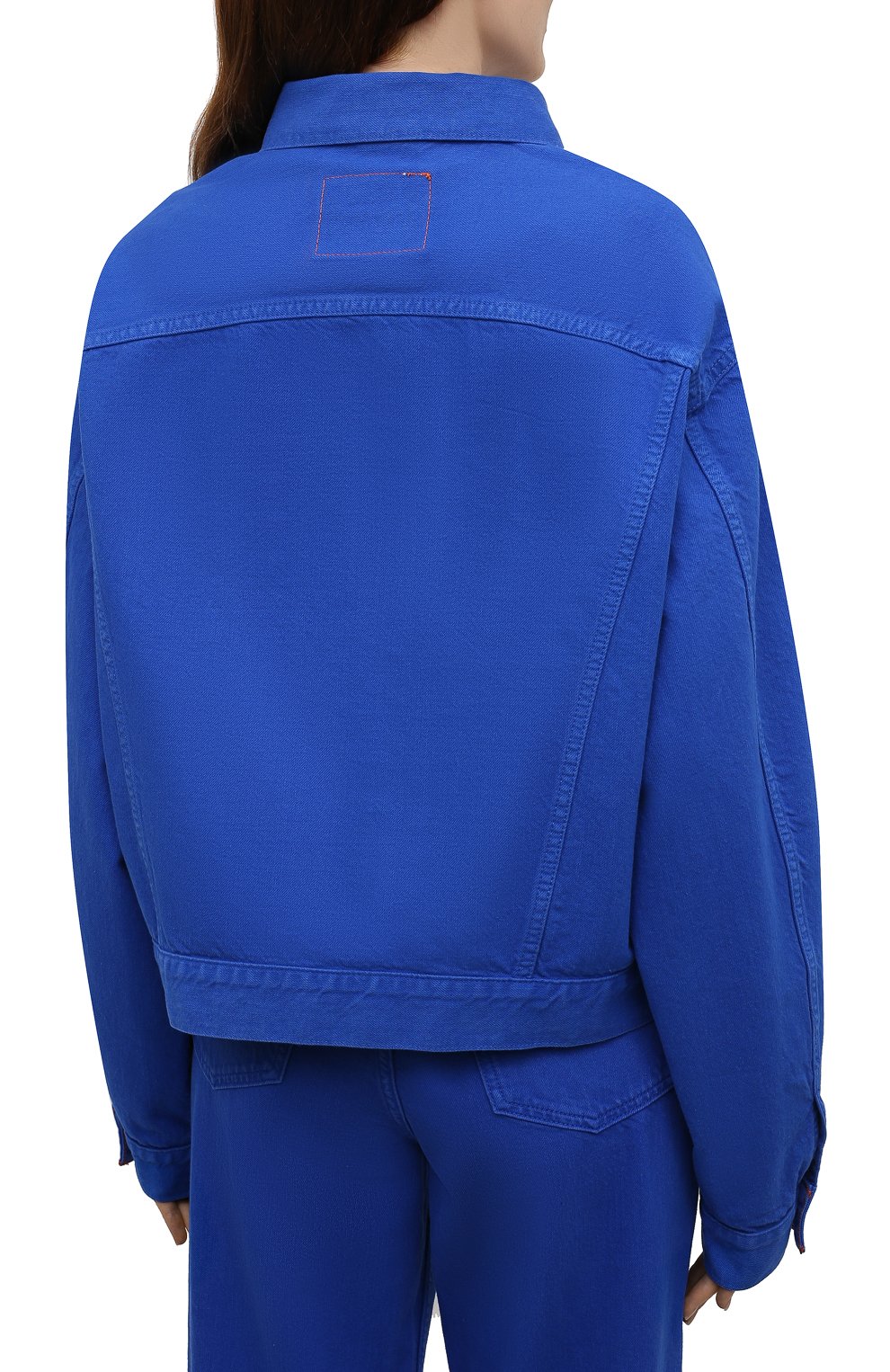Джинсовая куртка HERON PRESTON FOR CALVIN KLEIN синего цвета по цене 23900 руб., арт. K10K108253, фото 4 Джинсовая куртка HERON PRESTON FOR CALVIN KLEIN, арт. K10K108253, фото 4
