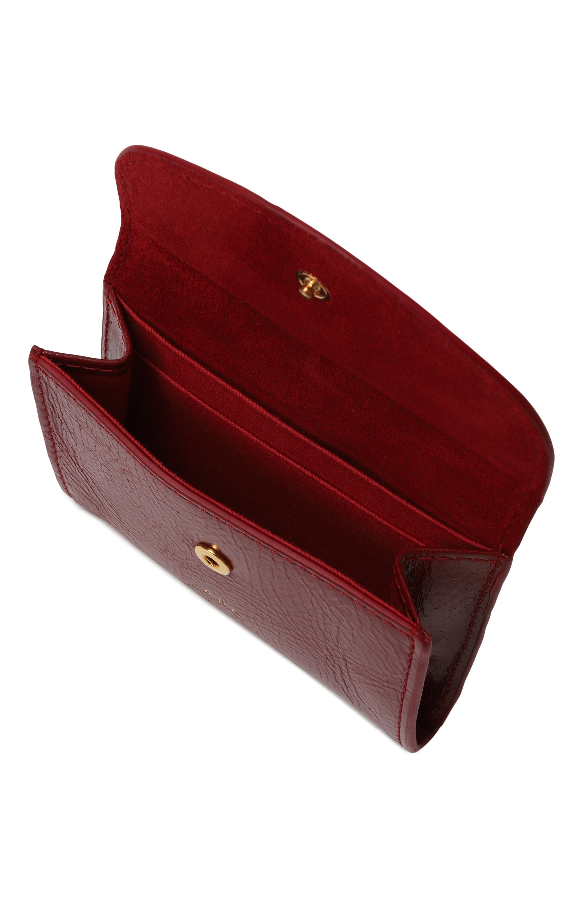 Кожаный футляр для кредитных карт A.P.C., арт. F63349/PXCCK, фото 3