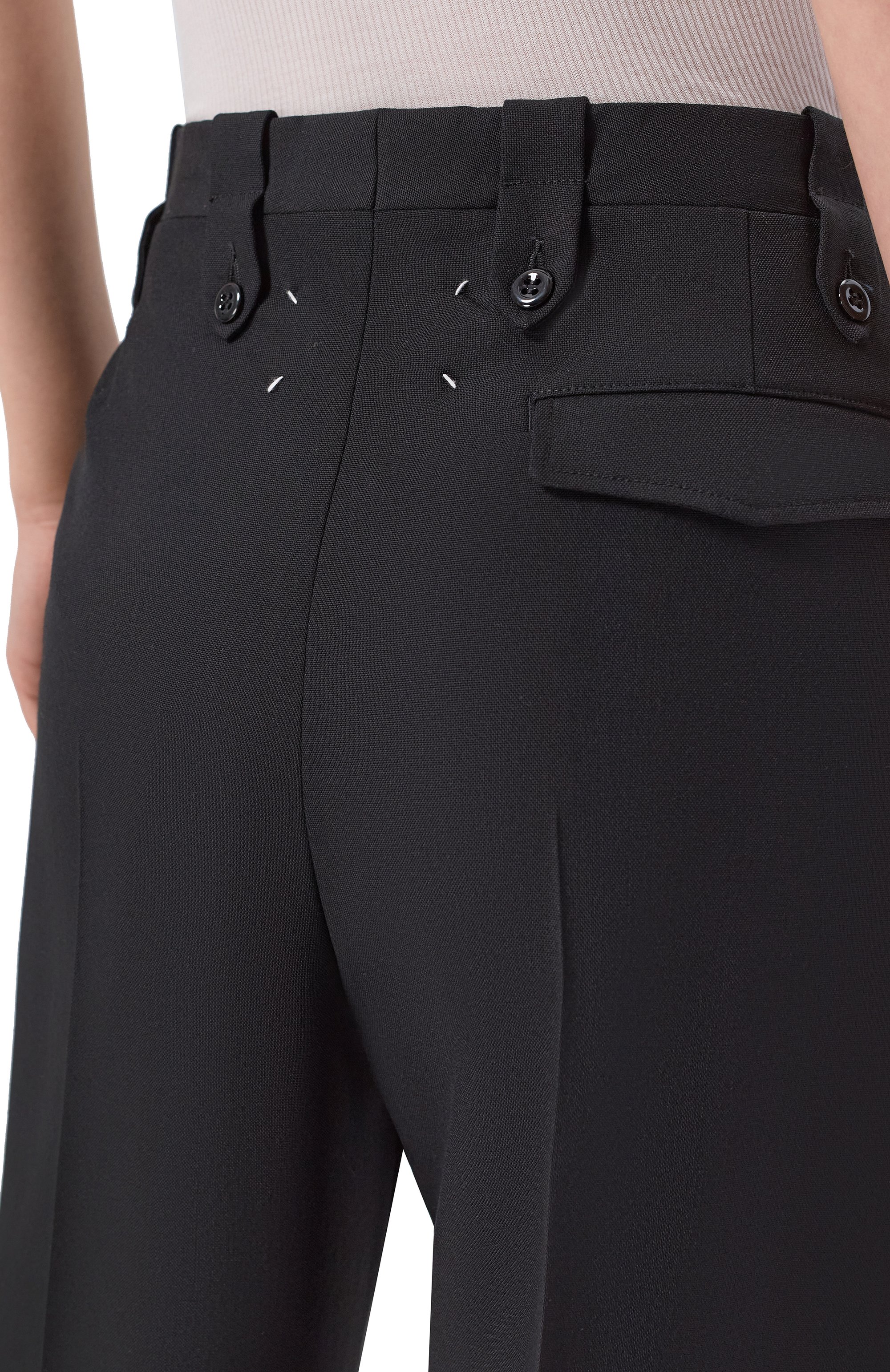 Шерстяные брюки MAISON MARGIELA, арт. S51KA0612/M35745, фото 5