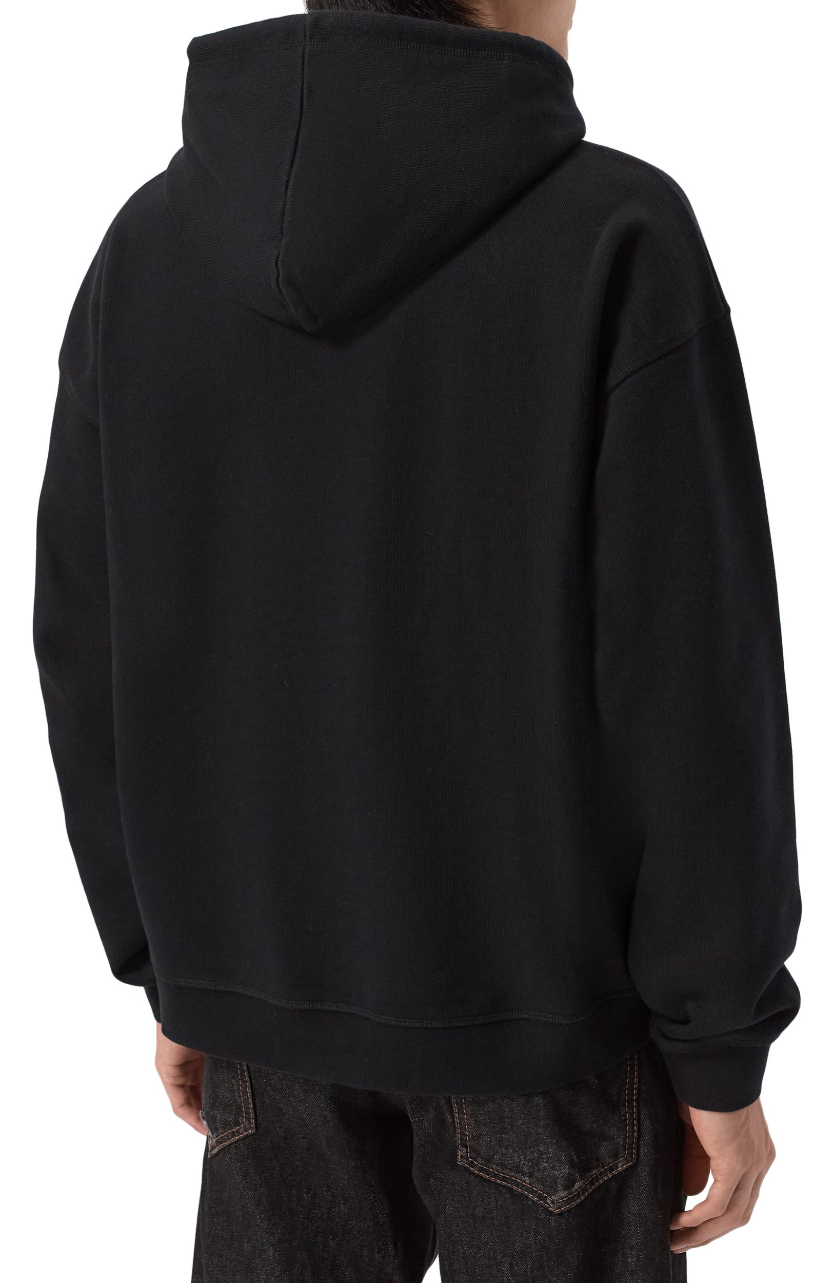 Хлопковое худи DSQUARED2 черного цвета по цене 54450 руб., арт. S78GU0092/D25029, фото 4 Хлопковое худи DSQUARED2, арт. S78GU0092/D25029, фото 4