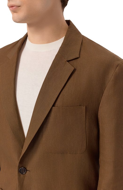 Льняной пиджак MVST M26.2PM.J036/F157 Коричневый  M26.2PM.J036/F157 Фото 5