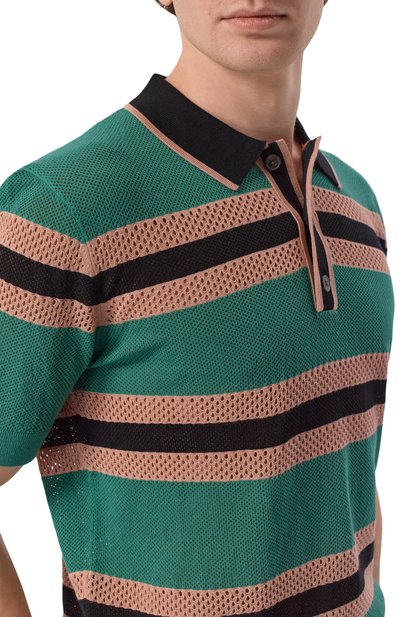 Поло из вискозы DRIES VAN NOTEN, арт. 021218/3701, фото 5