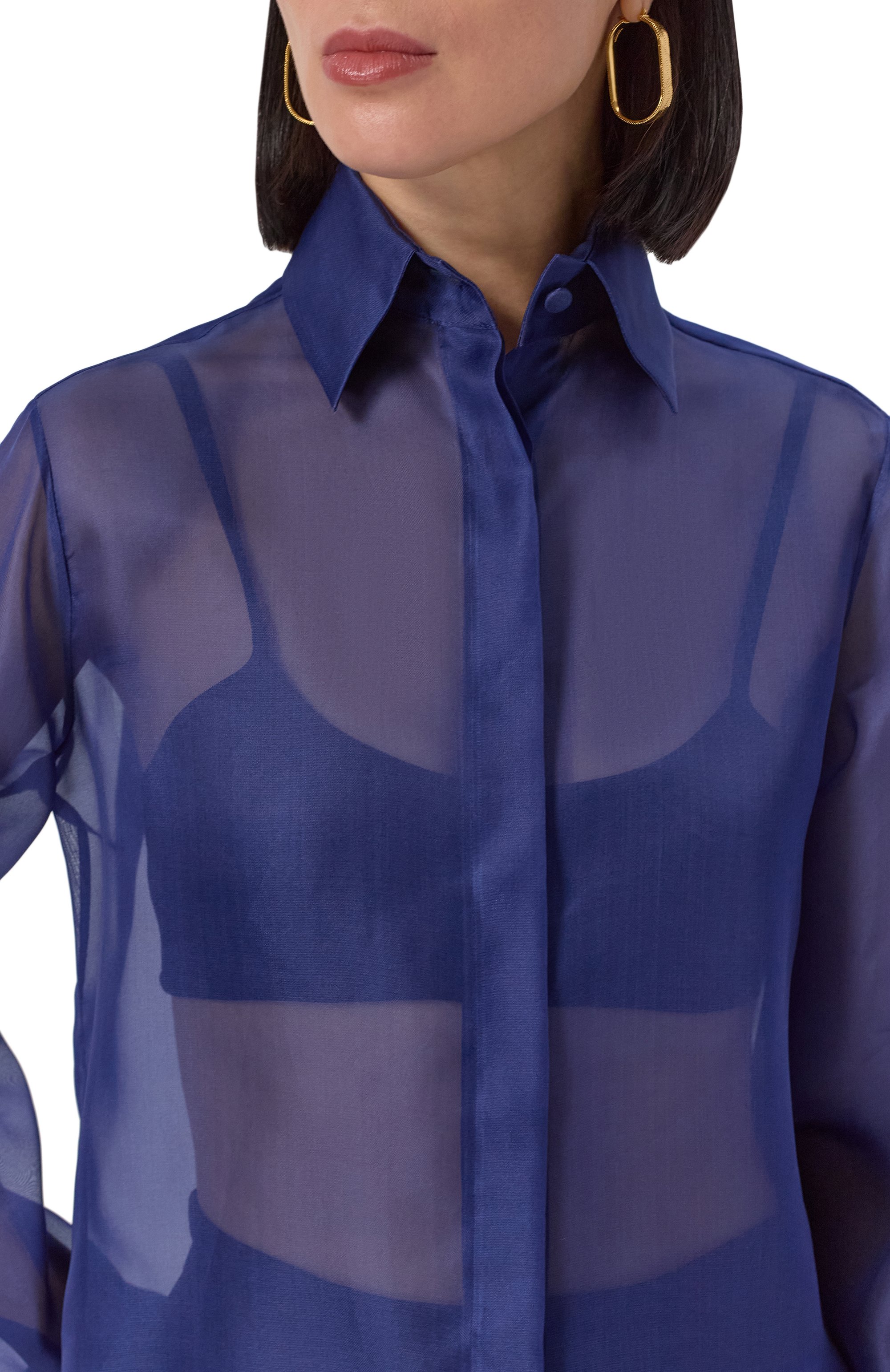 Шелковая рубашка KITON, арт. D59456K0592E02, фото 5