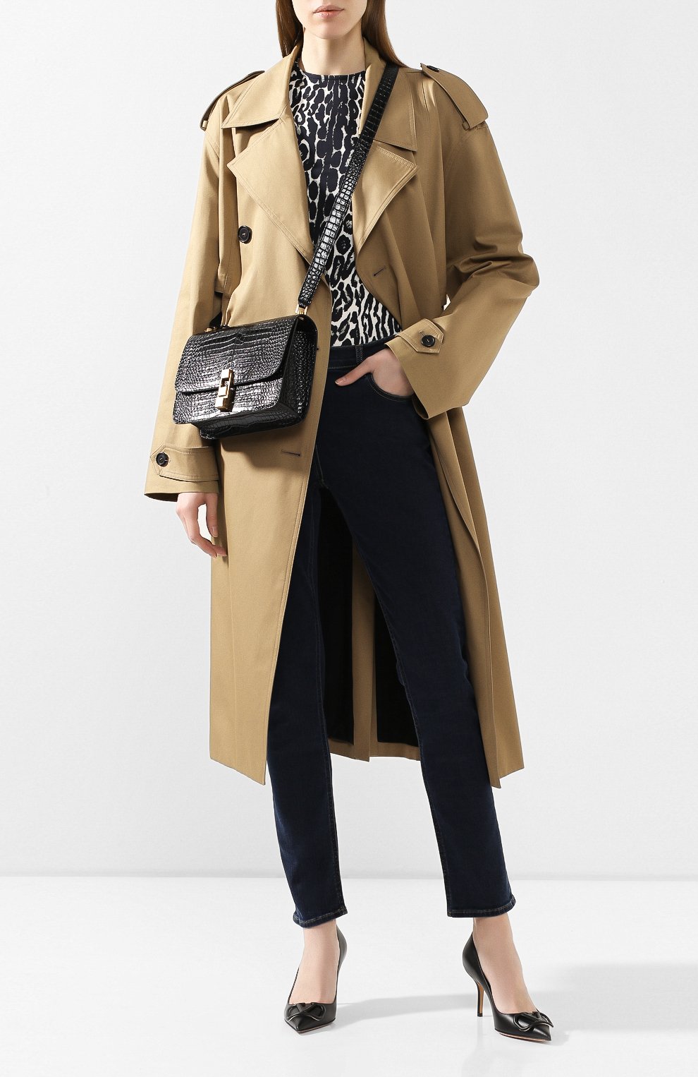 Кожаные туфли vlogo VALENTINO черного цвета по цене 69600 руб., арт. TW2S0R78/MZF, фото 2 Кожаные туфли vlogo VALENTINO, арт. TW2S0R78/MZF, фото 2