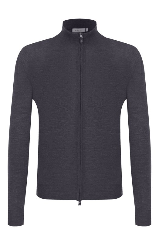 Шерстяной кардиган Canali C0022/MK01149 Серый C0022/MK01149