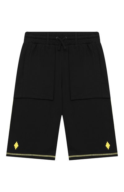 Хлопковые шорты MARCELO BURLON KIDS OF MILAN, арт. 21E/B/MB/3252/0010/8-14Y, фото 1