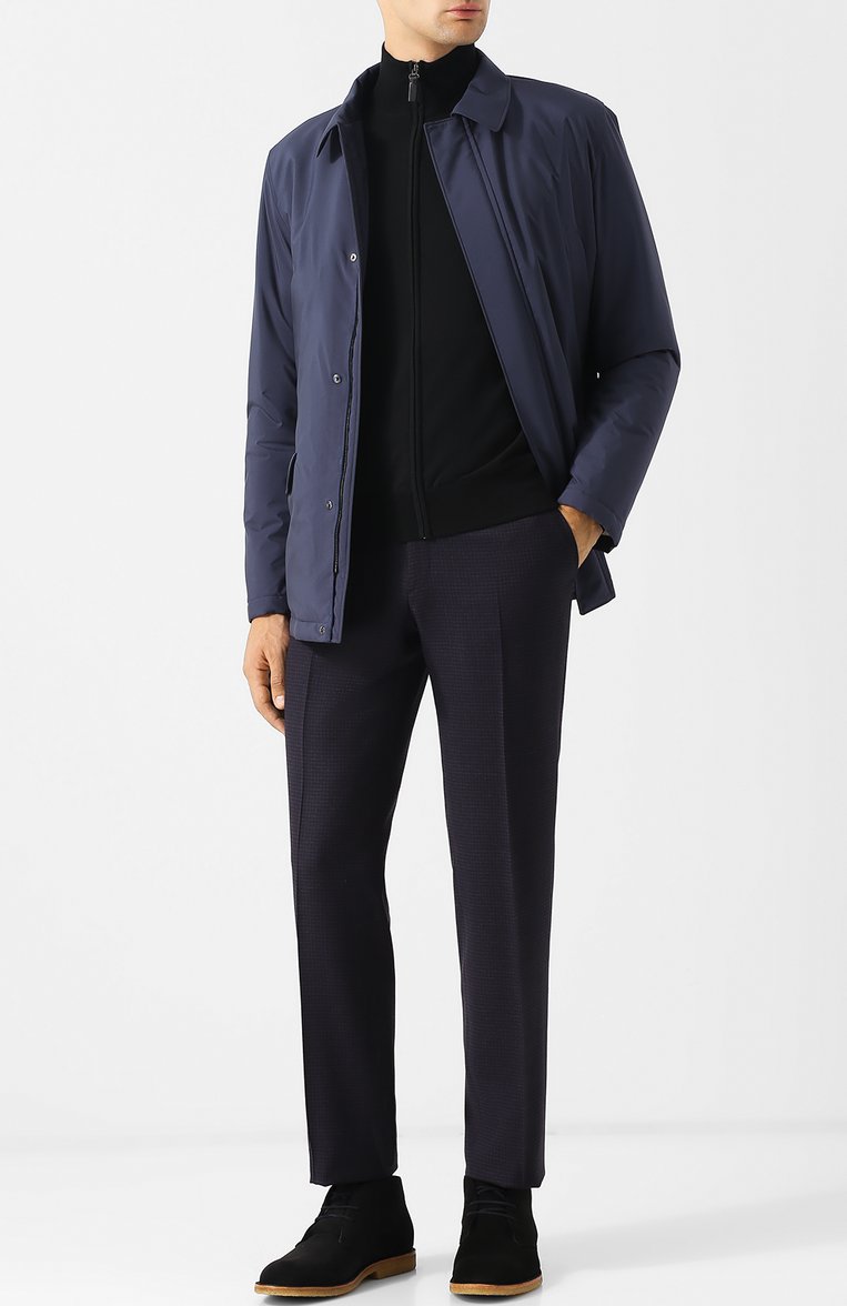 Шерстяные брюки п�рямого кроя BRIONI, арт. RPL60L/07AA6/TIGULLI0, фото 2