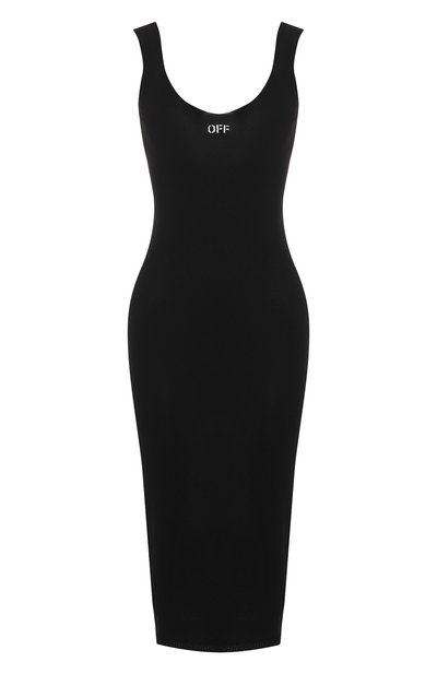 Женское платье из вискозы OFF-WHITE, арт. 0WHI009R19C980531001