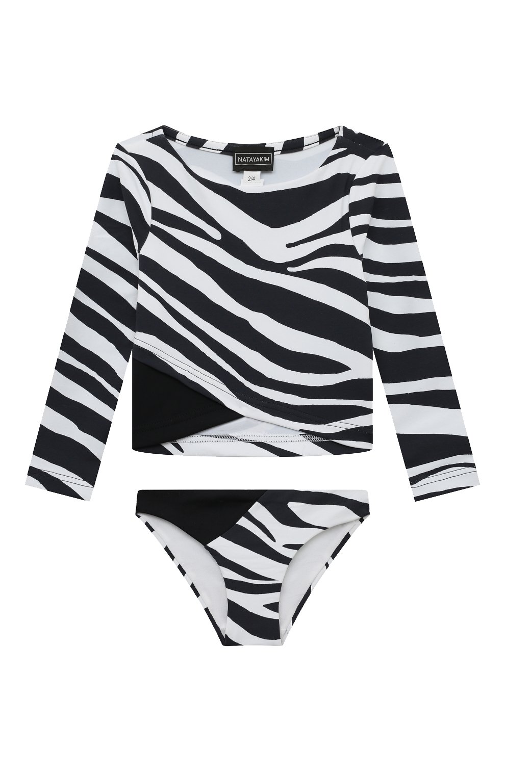 Раздельный купальник NATAYAKIM черно-белого цвета по цене 18000 руб., арт. NY-070/19K, фото 1 Раздельный купальник NATAYAKIM, арт. NY-070/19K, фото 1
