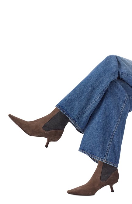 Женские замшевые ботильоны BRUNELLO CUCINELLI, арт. MZSFC3054P