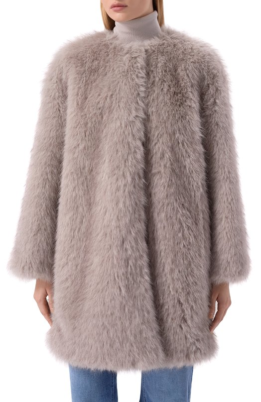 Шуба Max Mara Studio ER0S Серый  ER0S Фото 3