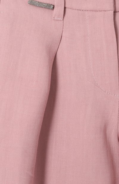 Брюки из вискозы и льна BRUNELLO CUCINELLI, арт. BH126P214A, фото 3