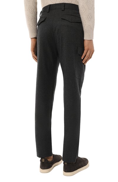 Шерстяные брюки-карго BRUNELLO CUCINELLI, арт. ME226E1890, фото 4