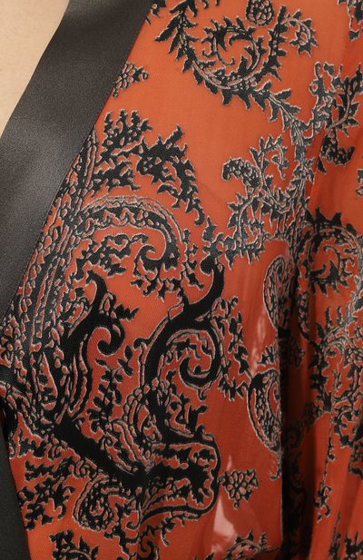 Халат из шелка и вискозы MARJOLAINE, арт. 2STE2201, фото 5